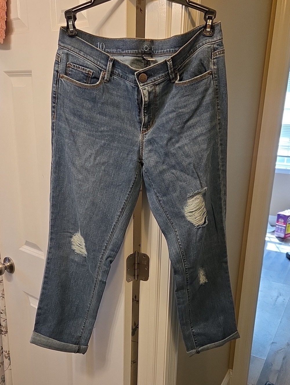 LOFT Modern Cropped Jeans